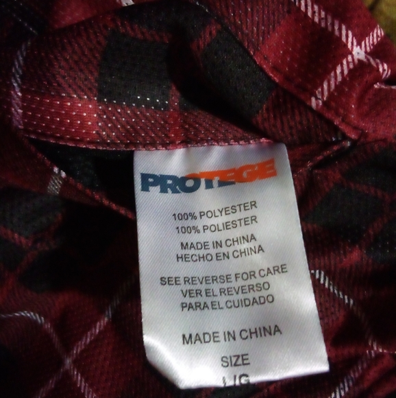 Protege Reversable Athletic Training Performance Hoodie Jacket Men's L Black/Red - Picture 10 of 14